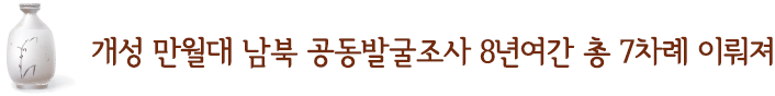 개성 만월대 남북 공동발굴조사 8년여간 총 7차례 이뤄져